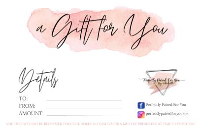 A Gift For You - Gift Certificate