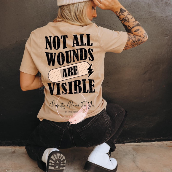 Not All Wounds Are Visible Adult Tee