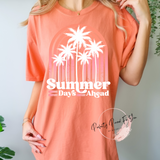 Summer Days Ahead Adult Tee