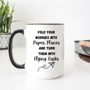 Flying Fucks 15oz Ceramic Mug