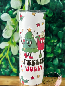 Feelin’ Jolly 20oz Matte Tumbler Wrap