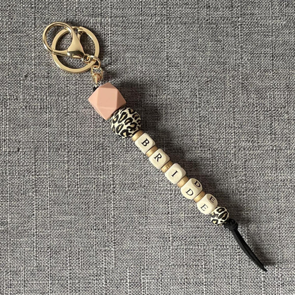 Leopard Bride Keychain