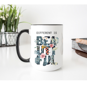 Different Is Beautiful 15oz Ceramic Mug