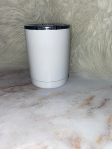 Customizable Lowball Glossy White 12oz