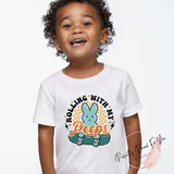 Rolling With My Peeps Toddler Tee