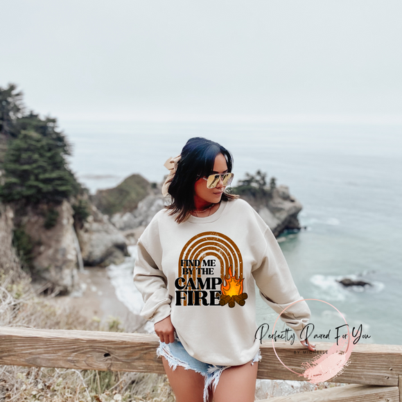 Find Me By The Campfire Unisex Adult Crew