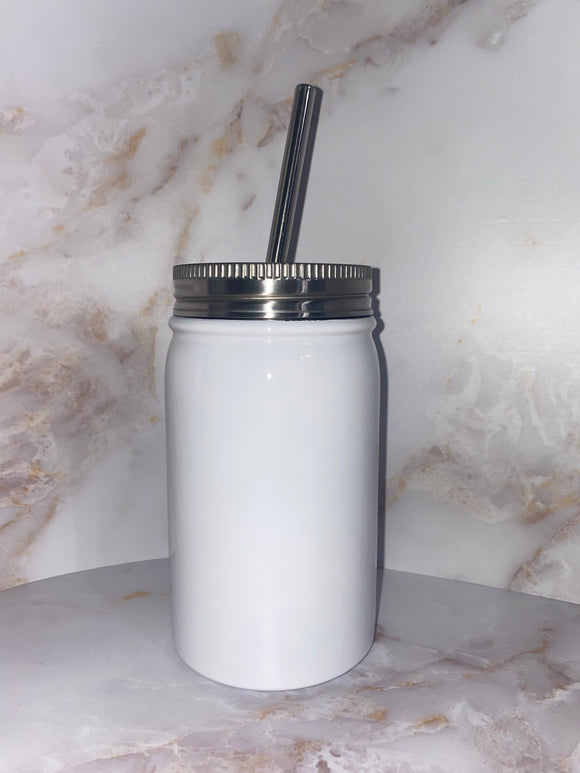 Customizable 17oz Mason Jar Tumblers