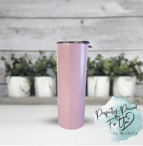 Customizable Matte Pink 20oz Tumbler