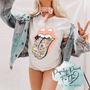 Flower Lips Tee