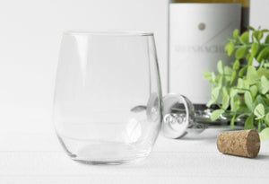 Customizable 12oz Stemless Wine Glass